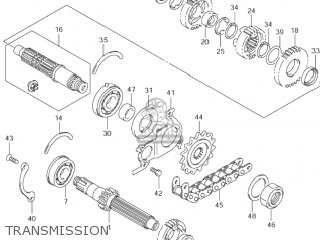TRANSMISSION - GSF600S BANDIT 2000 (Y) USA (E03)