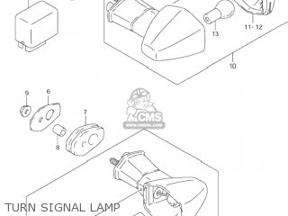TURN SIGNAL LAMP - GSF600S BANDIT 2000 (Y) USA (E03)