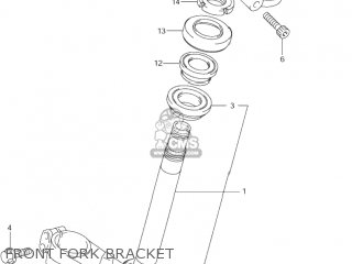 FRONT FORK BRACKET - GSF600S BANDIT 2001 (K1) USA (E03)