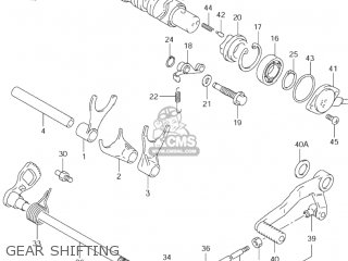 GEAR SHIFTING - GSF600S BANDIT 2001 (K1) USA (E03)