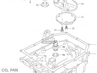 OIL PAN - GSF600S BANDIT 2001 (K1) USA (E03)