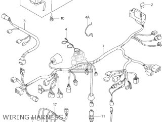 WIRING HARNESS - GSF600S BANDIT 2001 (K1) USA (E03)