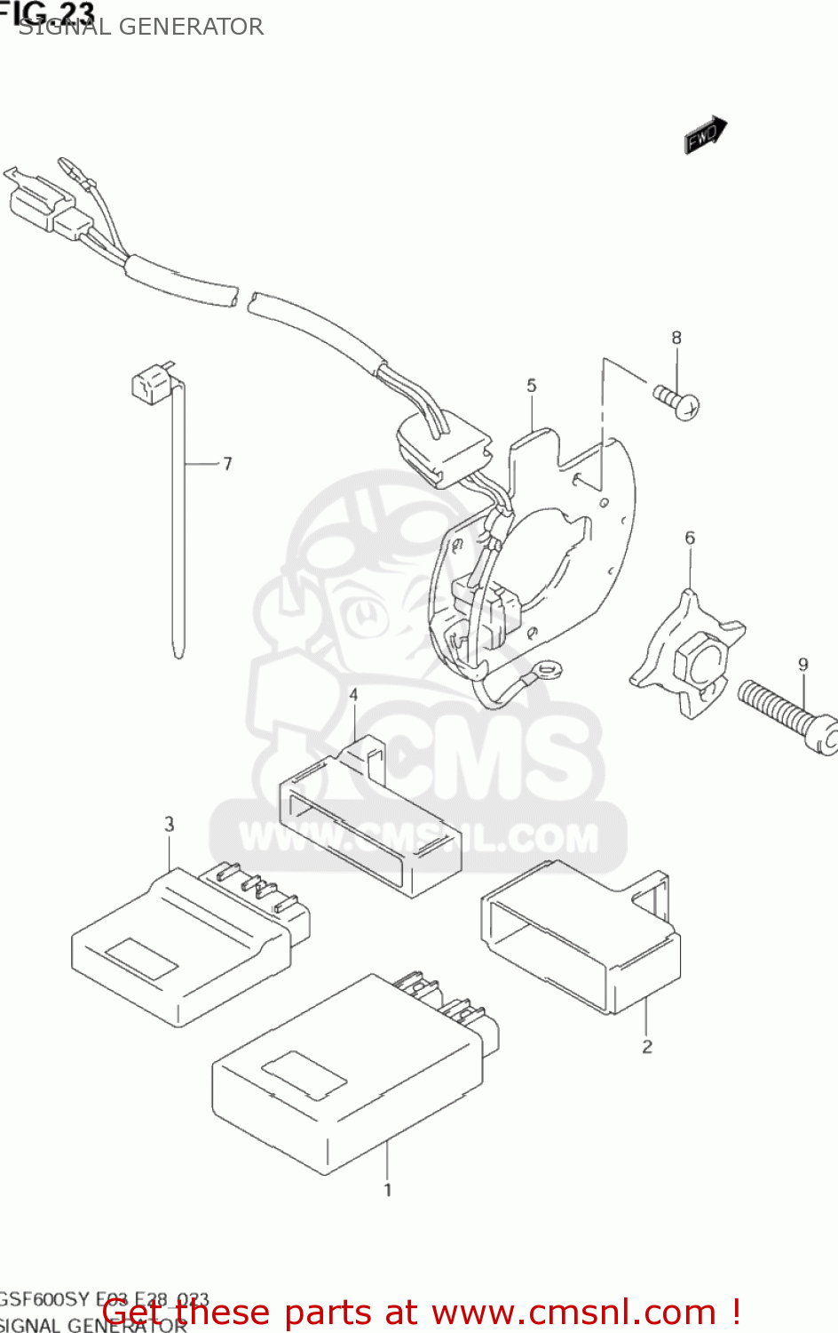 SIGNAL GENERATOR GSF600S BANDIT 2002 (K2) USA (E03)