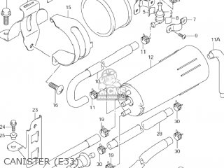 CANISTER (E33) - GSF600S BANDIT 2002 (K2) USA (E03)