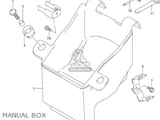 MANUAL BOX - GSF600S BANDIT 2002 (K2) USA (E03)