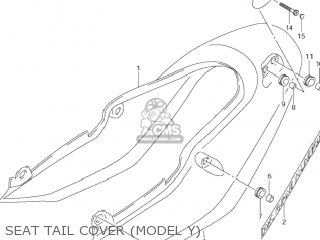 SEAT TAIL COVER (MODEL Y) - GSF600S BANDIT 2002 (K2) USA (E03)