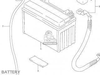 BATTERY - GSF600S BANDIT 2003 (K3) USA (E03)