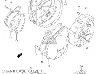 CRANKCASE COVER - GSF600S BANDIT 2003 (K3) USA (E03)