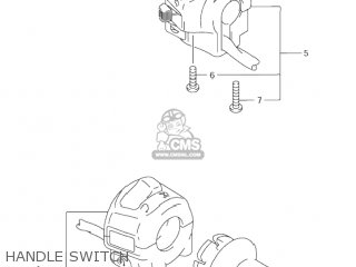 HANDLE SWITCH - GSF600S BANDIT 2003 (K3) USA (E03)