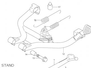 STAND - GSF600S BANDIT 2003 (K3) USA (E03)