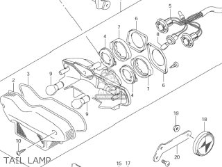 TAIL LAMP - GSF600S BANDIT 2003 (K3) USA (E03)