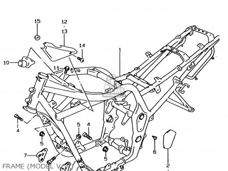 FRAME (MODEL V/W) - GSF600SU 1996 (T) GERMANY (E22)