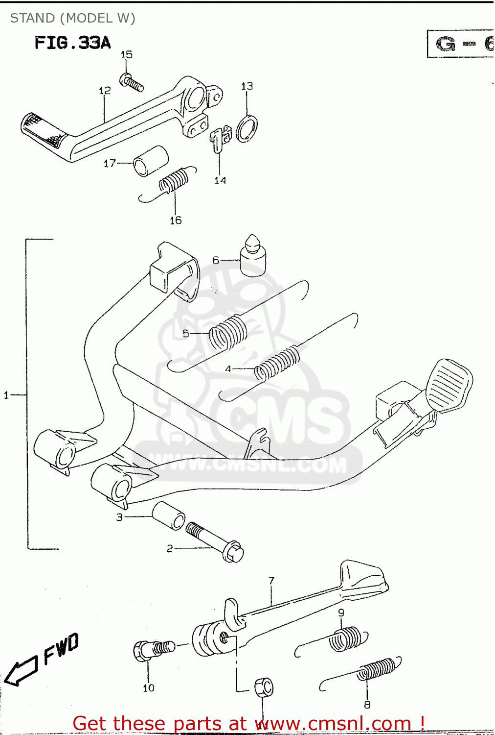 STAND (MODEL W) GSF600SU 1998 (W) GERMANY (E22)
