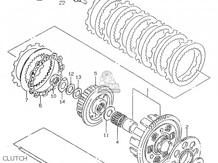 CLUTCH - GSF600SU 1999 (X) GERMANY (E22)