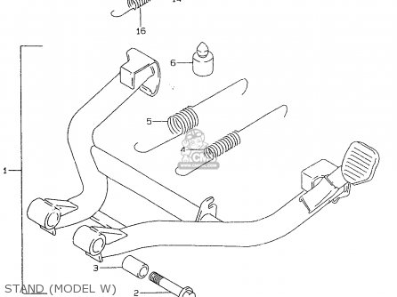 STAND (MODEL W) - GSF600SU 1999 (X) GERMANY (E22)
