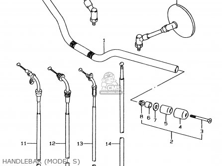 HANDLEBAR (MODEL S) - GSF600SU 1999 (X) GERMANY (E22)