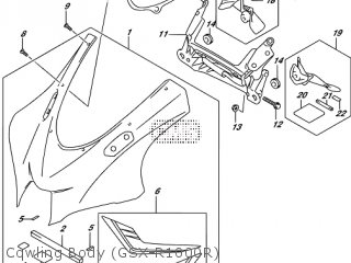 Suzuki GSX-R1000R(Z) 2017 parts lists and schematics