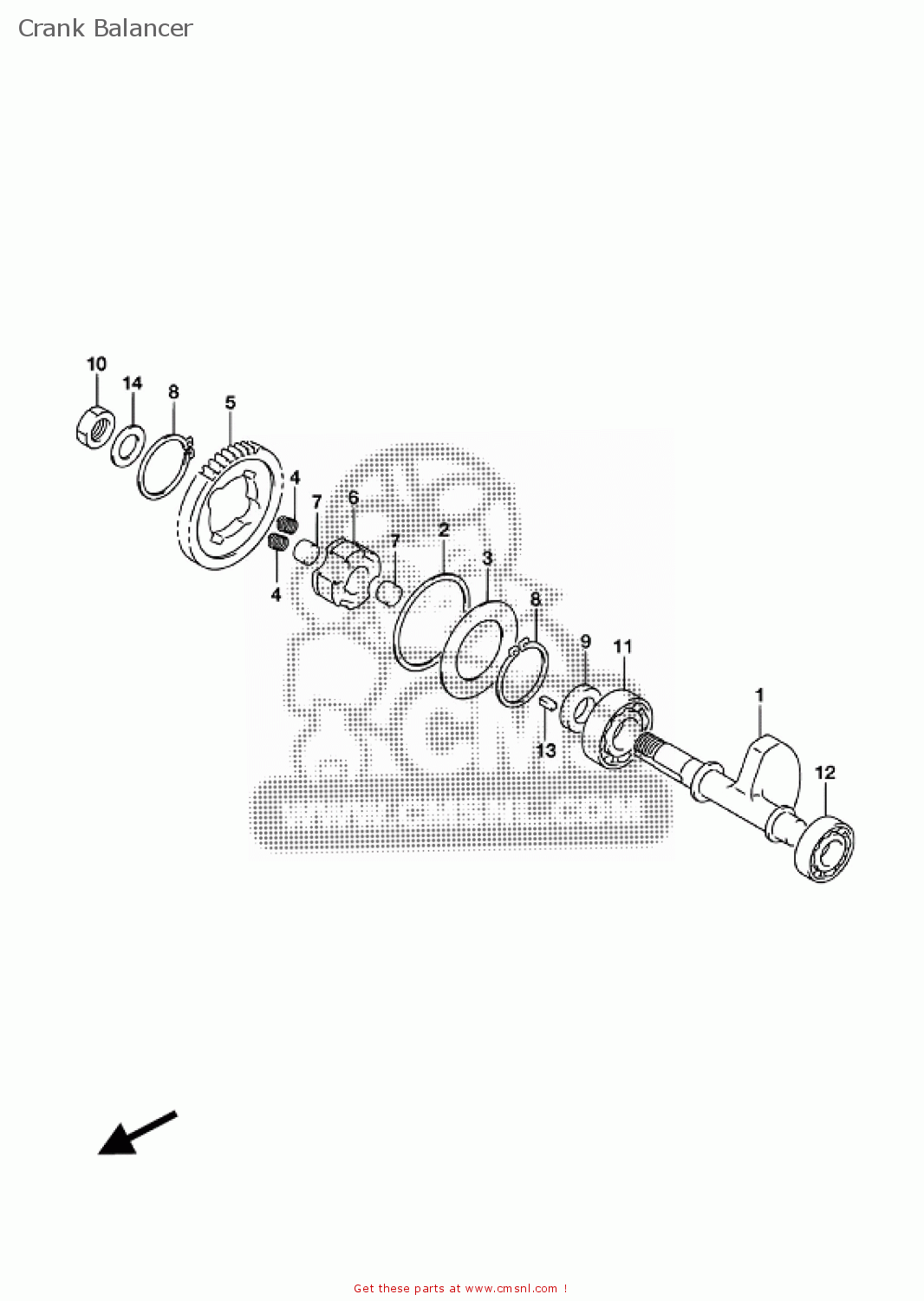 Suzuki Gsx S M L Lx Crank Balancer Buy Original Crank