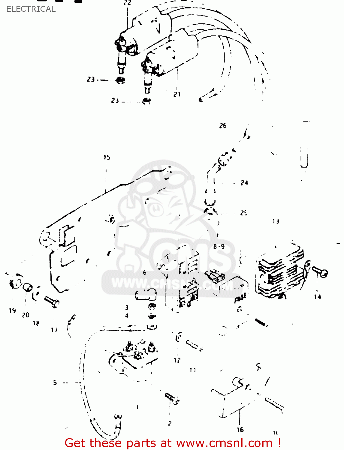 ELECTRICAL GSX1000S 1982 (Z) GENERAL EXPORT (E01)