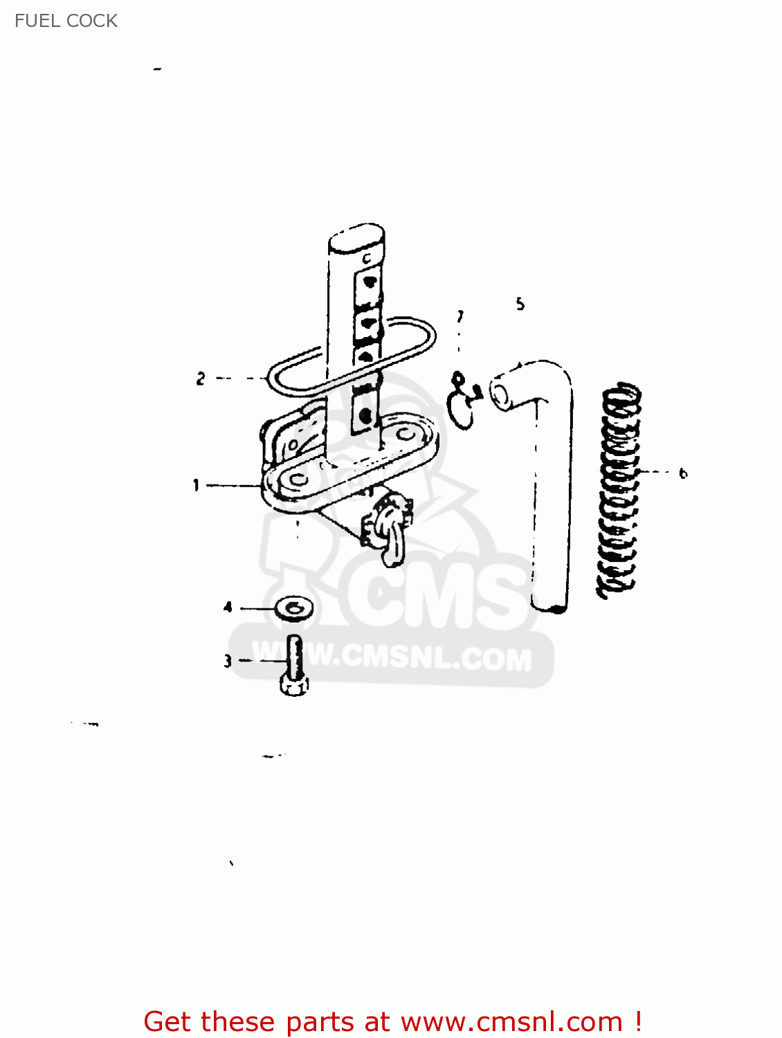 FUEL COCK GSX1000S 1982 (Z) GENERAL EXPORT (E01)