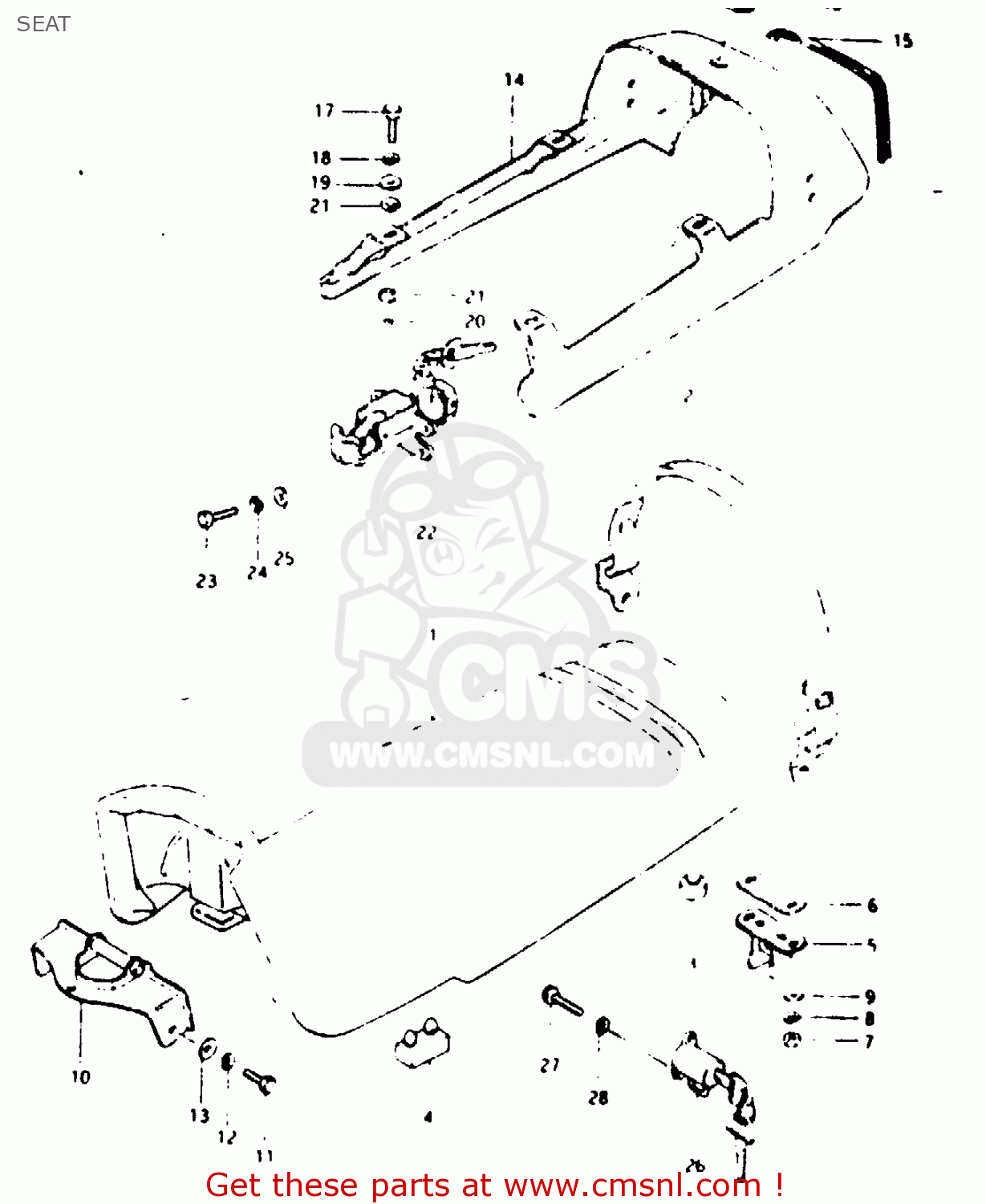 SEAT GSX1000S 1982 (Z) GENERAL EXPORT (E01)