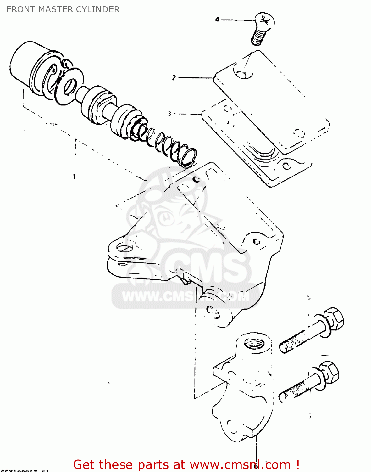 FRONT MASTER CYLINDER GSX1000S 1982 (Z) GENERAL EXPORT (E01)