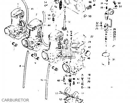 CARBURETOR - GSX1000S 1982 (Z) GENERAL EXPORT (E01)