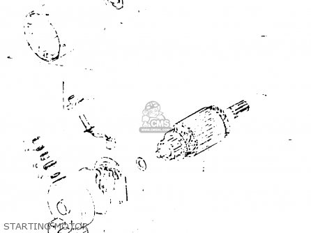 STARTING MOTOR - GSX1000S 1982 (Z) GENERAL EXPORT (E01)