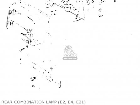 REAR COMBINATION LAMP (E2, E4, E21) - GSX1000S 1982 (Z) GENERAL EXPORT (E01)