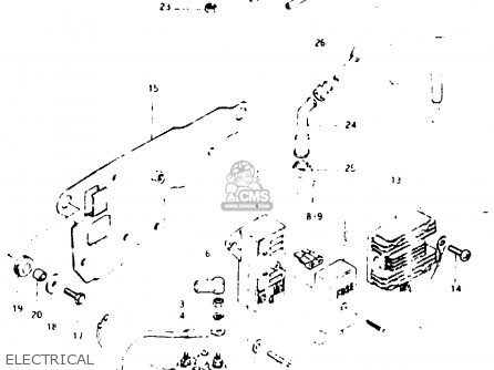 ELECTRICAL - GSX1000S 1982 (Z) GENERAL EXPORT (E01)