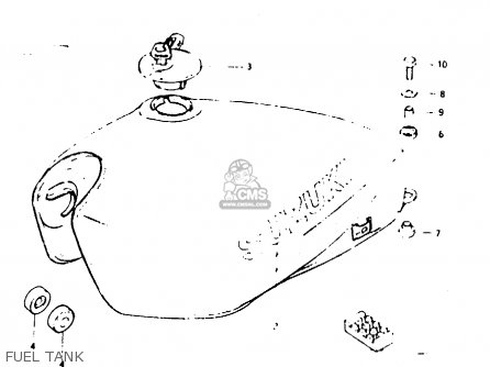 FUEL TANK - GSX1000S 1982 (Z) GENERAL EXPORT (E01)
