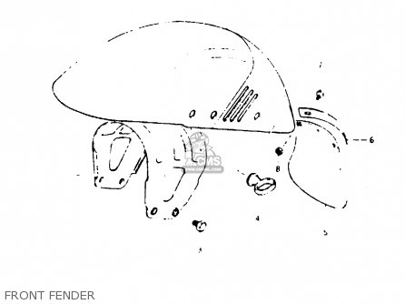 FRONT FENDER - GSX1000S 1982 (Z) GENERAL EXPORT (E01)