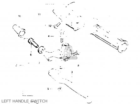 LEFT HANDLE SWITCH - GSX1000S 1982 (Z) GENERAL EXPORT (E01)