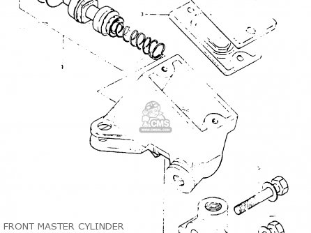 FRONT MASTER CYLINDER - GSX1000S 1982 (Z) GENERAL EXPORT (E01)