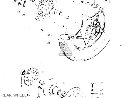 REAR WHEEL - GSX1000S 1982 (Z) GENERAL EXPORT (E01)