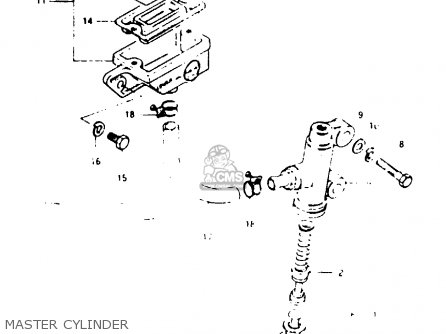 MASTER CYLINDER - GSX1000S 1982 (Z) GENERAL EXPORT (E01)