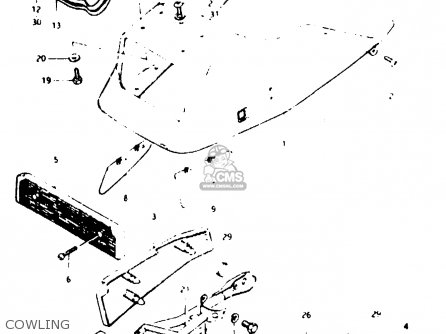 COWLING - GSX1000S 1982 (Z) GENERAL EXPORT (E01)