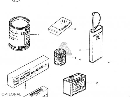 OPTIONAL - GSX1100 1980 (T) GENERAL EXPORT (E01)