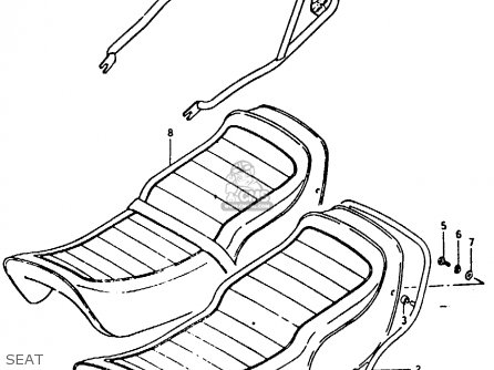 SEAT - GSX1100 1981 (X) GENERAL EXPORT (E01)