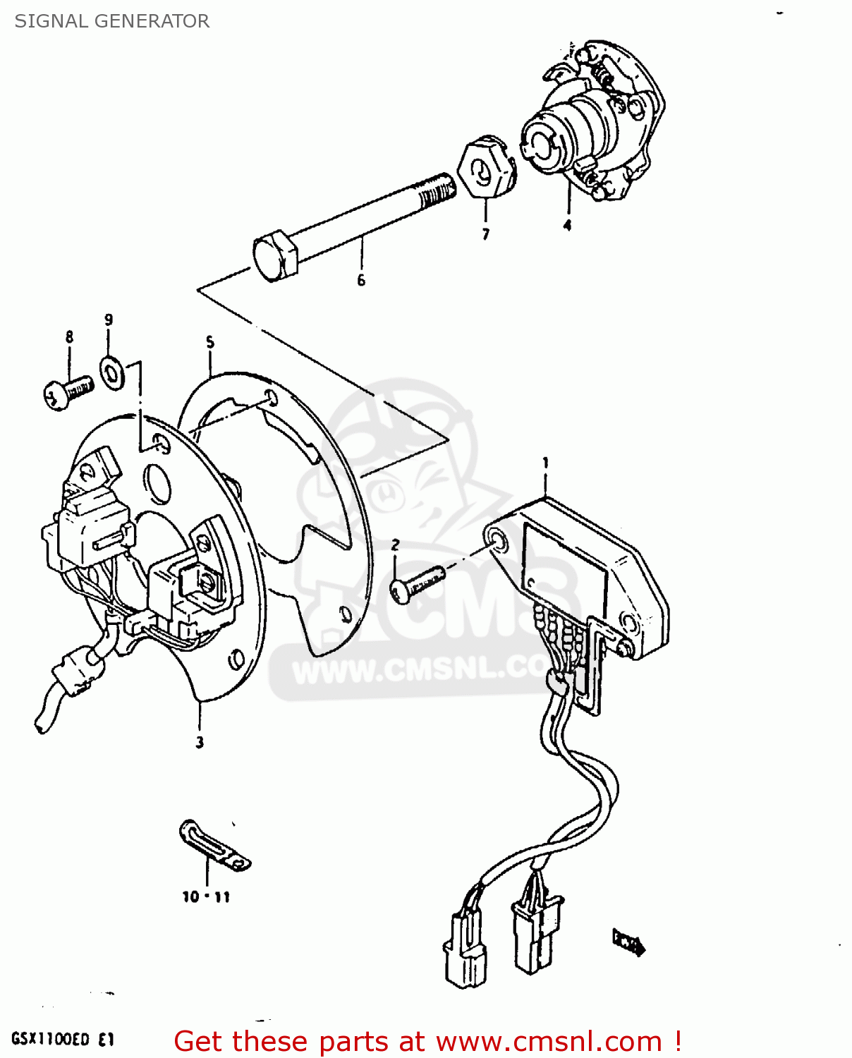SIGNAL GENERATOR GSX1100 1982 (Z) GENERAL EXPORT UNITED KINGDOM (E01 E02)