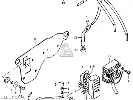 ELECTRICAL - GSX1100E 1981 (X) GENERAL EXPORT (E01)