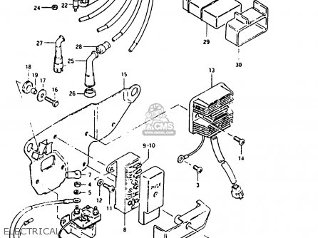 ELECTRICAL - GSX1100E 1983 (D) GENERAL EXPORT UNITED KINGDOM (E01 E02)