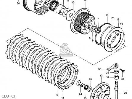 CLUTCH - GSX1100E 1984 (E) (E01 E04 E06 E21 E24)