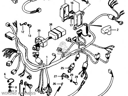WIRING HARNESS - GSX1100E 1984 (E) (E01 E04 E06 E21 E24)