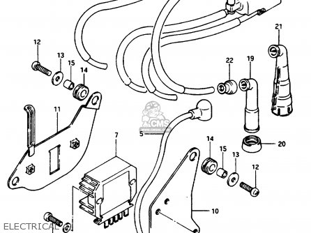 ELECTRICAL - GSX1100ES 1985 (F) (E01 E02 E17 E21 E22 E24 E25 E26 E34 E39)