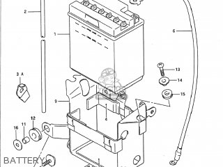 BATTERY - GSX1100F 1988 (J) USA (E03)