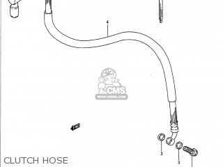 CLUTCH HOSE - GSX1100F 1988 (J) USA (E03)