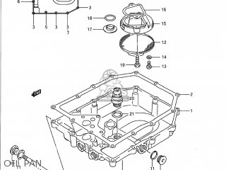 OIL PAN - GSX1100F 1988 (J) USA (E03)