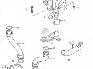OIL PUMP - GSX1100F 1988 (J) USA (E03)