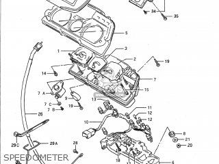 SPEEDOMETER - GSX1100F 1988 (J) USA (E03)